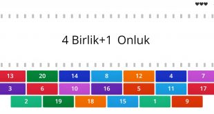 eşleşmeyi bul onluk birlik