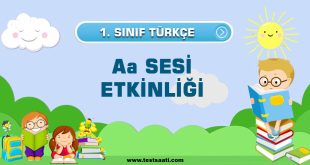 1.SINIF TÜRKÇE Aa SESİ ETKİNLİĞİ