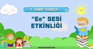1.SINIF-TÜRKÇE-E-SESİ-ETKİNLİĞİ