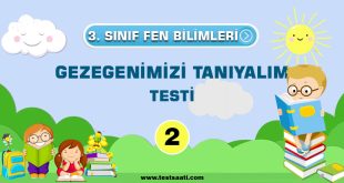 3. Sınıf GEZEGENİMİZİ TANIYALIM-2