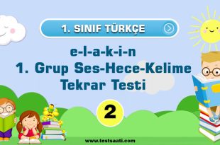 1. Sınıf-(e-l-a-k-i-n)
