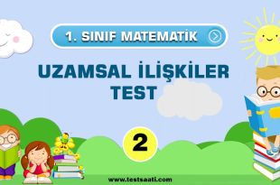 1.Sınıf-UZAMSAL İLİŞKİLER TESTİ-2