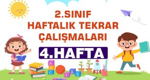 2. Sınıf HAFTALIK TEKRAR TESTİ-(4. Hafta)