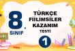 FİİLİMSİLER KAZANIM TESTİ