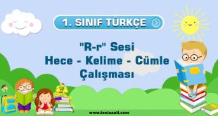 1.Sınıf ''R-r'' Sesi Hece - Kelime - Cümle Çalışması