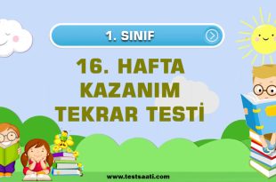 1.-Sınıf-16.-HAFTA-KAZANIM-TEKRAR-TESTİ