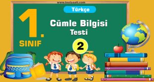 1. Sınıf Cümle Bilgisi Test-2