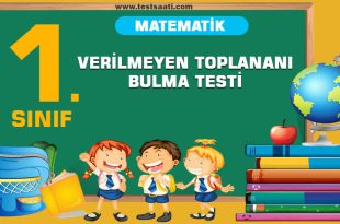 1.Sınıf-VERİLMEYEN-TOPLANANI-BULMA-Testi