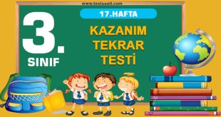 17. HAFTA KAZANIM TEKRAR TESTİ