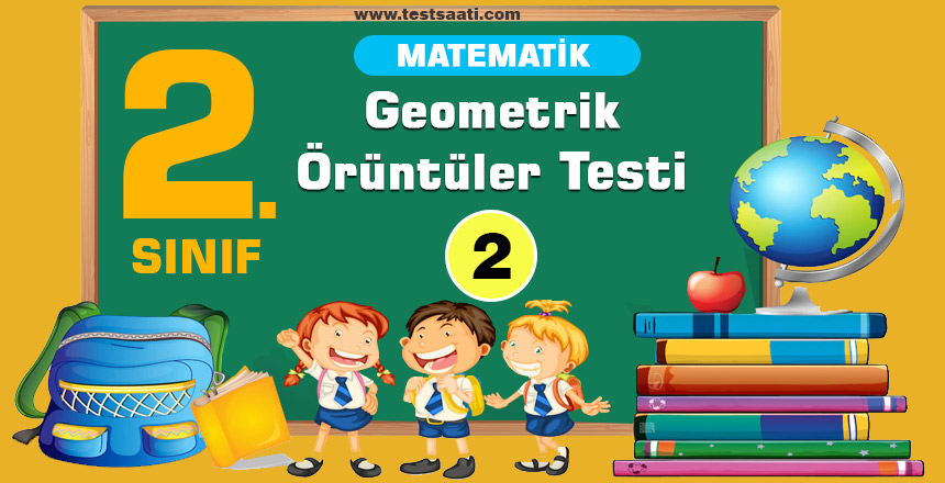 2. Sınıf Matematik Geometrik Örüntüler Test-2