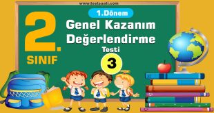 Genel-Kazanım-Değerlendirme-Testi