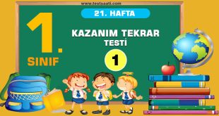 1.-Sınıf-21.-HAFTA-KAZANIM-TEKRAR-Testi