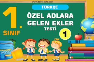 1.-Sınıf-Türkçe-ÖZEL-ADLARA-GELEN-EKLER-Test-1