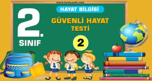 2. Sınıf Hayat Bilgisi-GÜVENLİ HAYAT-Test 2