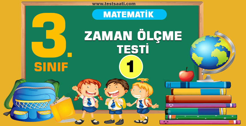 3. Sınıf Metamatik ZAMAN ÖLÇME Test-1