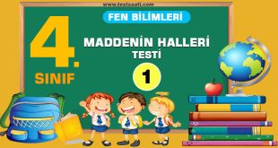 4.Sınıf Fen Bilimleri-MADDENİN HALLERİ-1