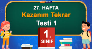 1. Sınıf 27. HAFTA KAZANIM TEKRAR Testi-1