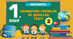1.-Sınıf-Geometrik-Cisimler-ve-Şekiller-TEST-2