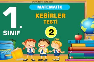 1.-Sınıf-MATEMATİK-KESİRLER-Test-2
