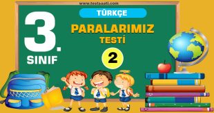 3. sınıf paralarımız testi