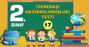 2. Sınıf ( Senebaşı-Hazırbulunuşluk ) Test-17