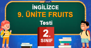 9. ÜNİTE FRUITS