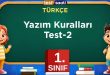 Yazım Kuralları Test-2
