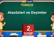 Atasözleri ve Deyimler