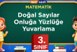 Doğal Sayılar Onluğa Yüzlüğe Yuvarlama