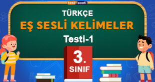 Eş Sesli Kelimeler