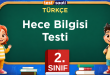 Hece Bilgisi Testi 2