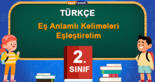 Eş Anlamlı Kelimeleri Eşleştirelim