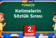Kelimelerin Sözlük Sırası