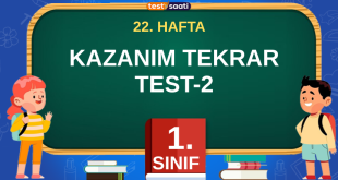 1 kazanım