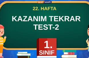 1 kazanım