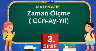 3. Sınıf Matematik Zaman Ölçme ( Gün-Ay-Yıl)