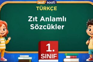 Zıt Anlamlı Sözcükler
