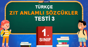Zıt Anlamlı Sözcükler-3