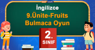 9.Ünite-Fruits-Bulmaca Oyun