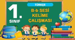 B-b SESİ KELİME ÇALIŞMASI