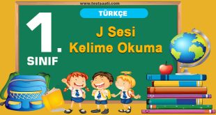 J Sesi Kelime Okuma