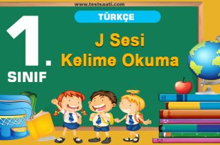 J Sesi Kelime Okuma