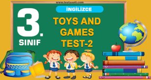TOYS AND GAMES TEST-2