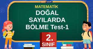 DOĞAL SAYILARDA BÖLME Test-1