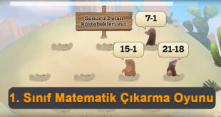 1. Sınıf matematik çıkarma