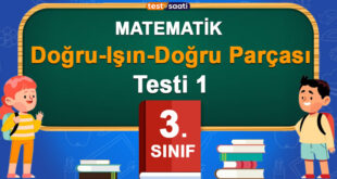 Doğru-Işın-Doğru Parçası-Test-1