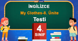 My Clothes-8. Ünite