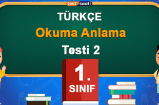 1. Sınıf Okuma Anlama Testi 2