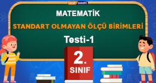 2. Sınıf Standart Olmayan Ölçü Birimleri Test-1