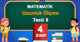 4. Sınıf Uzunluk Ölçme Testi 5